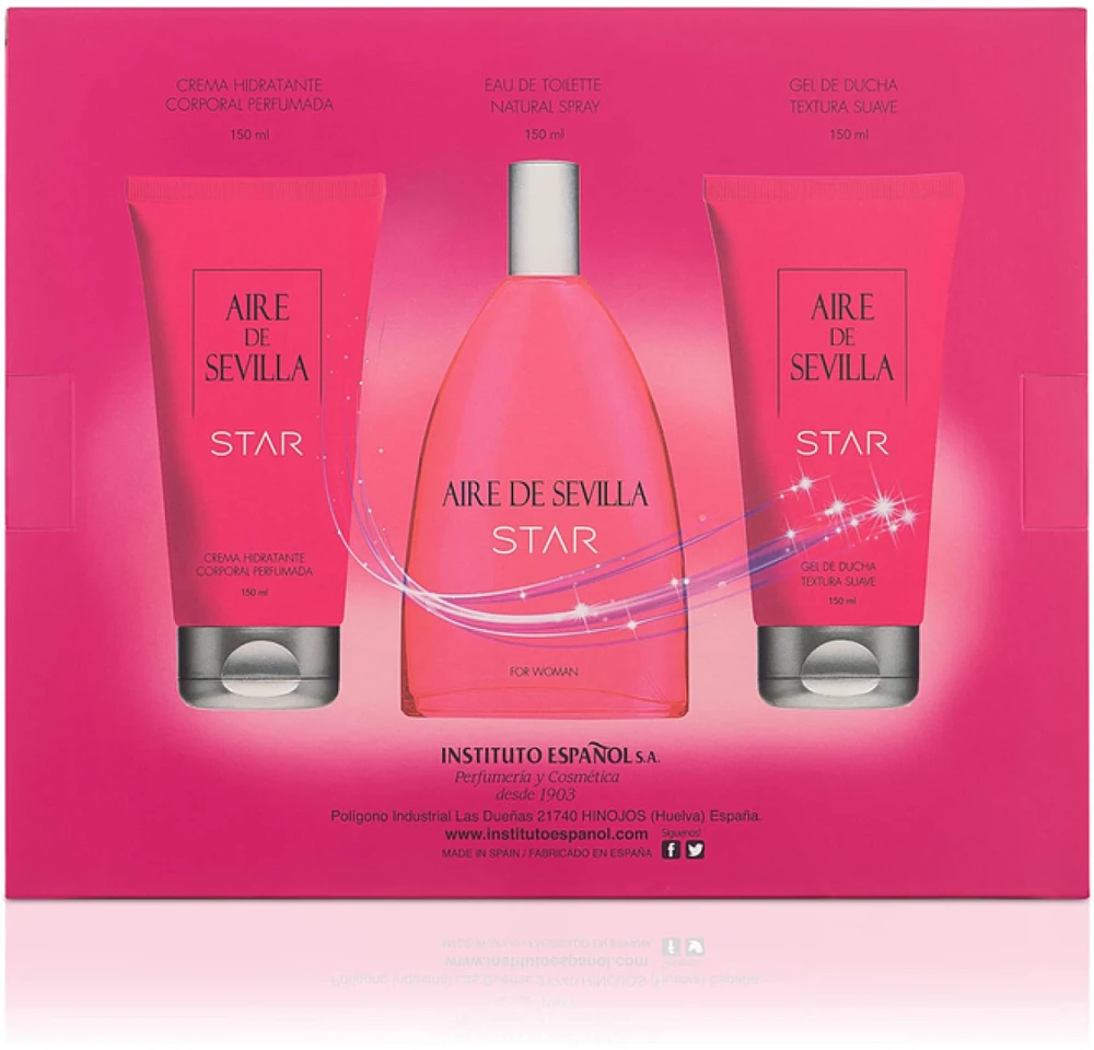 Instituto Español Aire De Sevilla Star EDT Purškiklis 150ml 3vnt rinkinys
