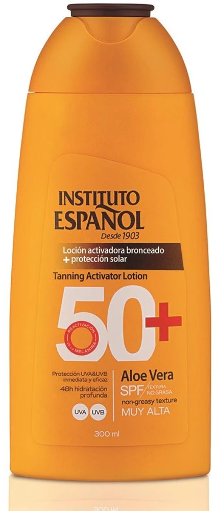Instituto Español Tanning Activator Lotion SPF 50+ apsauginis losjonas, nuo saulės, 300 ml