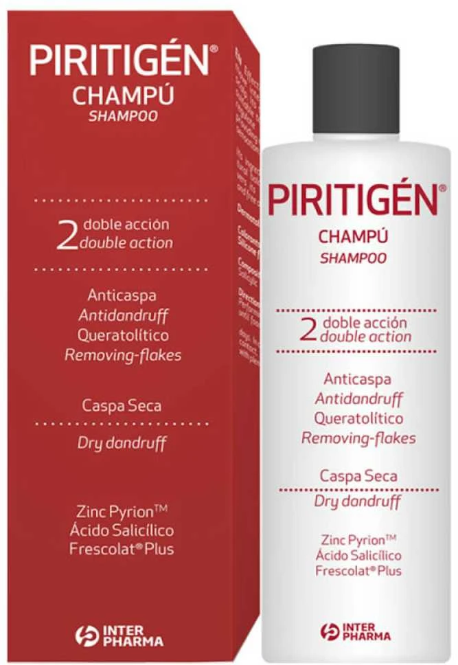 INTERPHARMA Piritigen šampūnas nuo pleiskanų 250ml