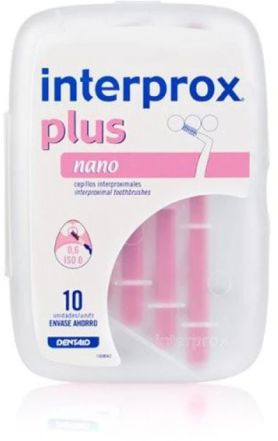 "Vitis Interprox Plus Nano" dantų priežiūros priemonė 10 vienetų