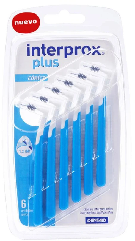 Interprox Plus Conico tarpdančių šepetėliai, 6 vnt.