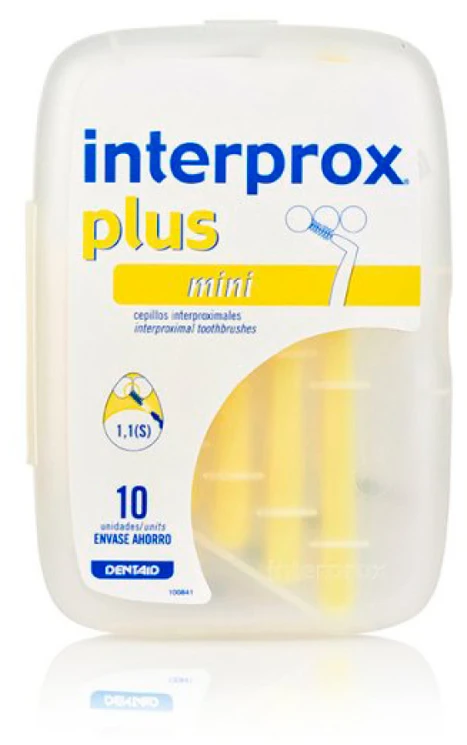 Interprox Plus Mini tarpdančių šepetėliai, 10 vnt