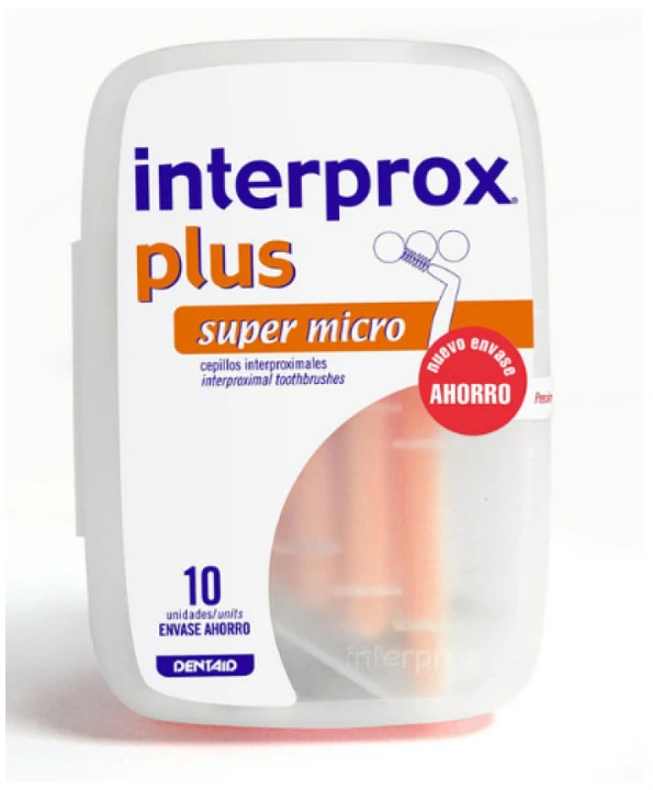 "Interprox Plus Supermicro 10" tarpdančių šepetėliai