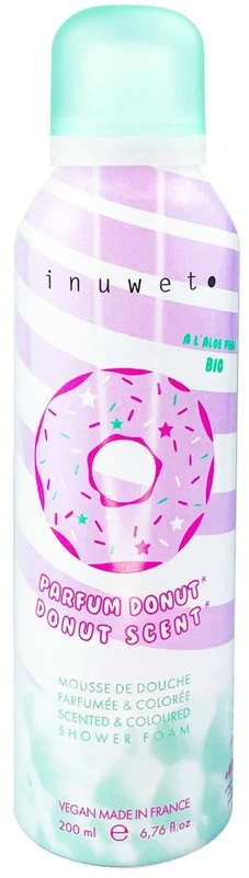 Inuwet Donut Cleansing & Softening Shower Mousse, 200 ml