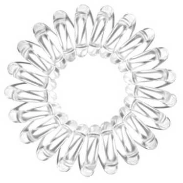 Invisibobble plaukų gumytės „Extra Care Crystal Clear“, 3 vnt.