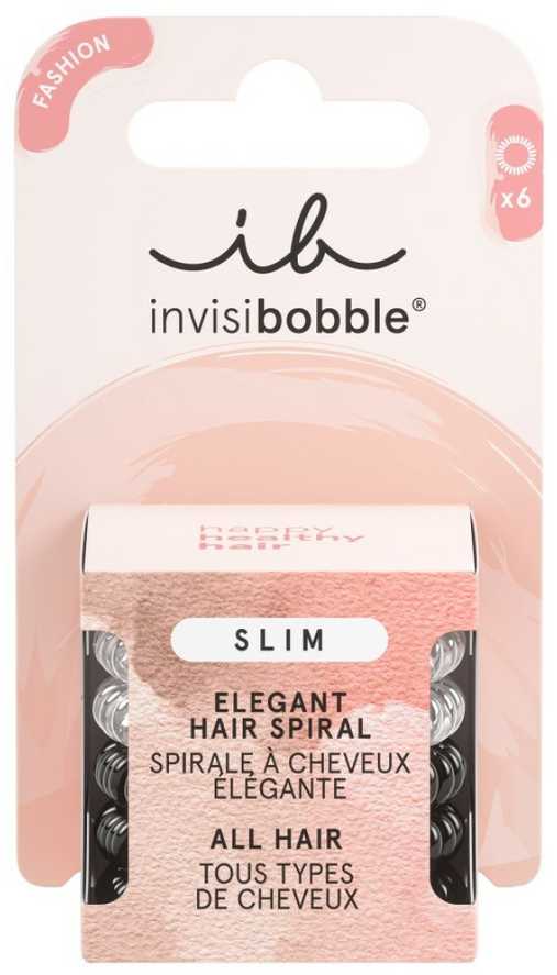 Invisibobble plaukų gumytės Slim dienai ir nakčiai, 6 vnt.