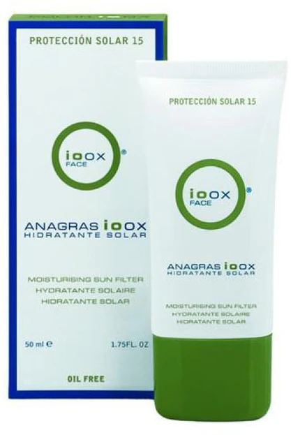 "Ioox Anagras Ip15 Solar Oil Free" drėkinamasis kremas