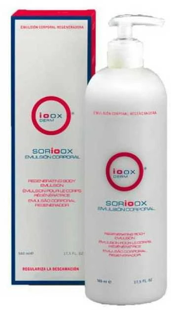 "Ioox Sorioox kūno regeneruojamoji emulsija jautriai odai 500ml