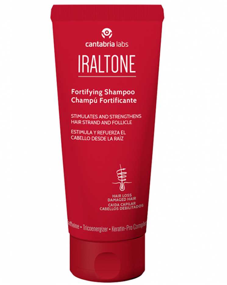Iraltone Fortifying plaukų šampūnas skatinantis plaukų augimą, 200ml