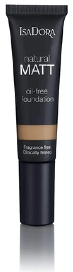 „IsaDora Natural Matt Oil Free“ matinis skystas makiažo pagrindas, 20 medaus, 50 ml