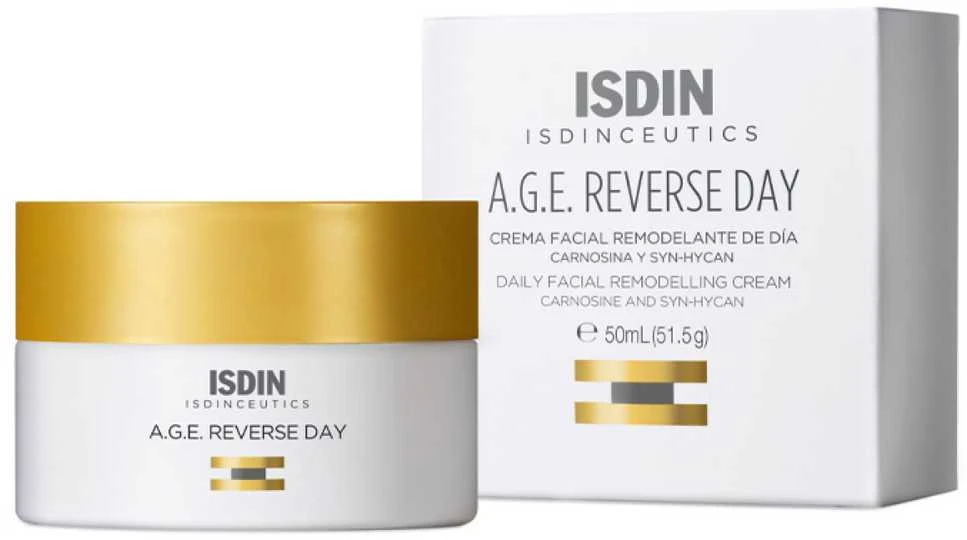 ISDIN veido kontūrus koreguojantis dieninis kremas A.G.E. REVERSE DAY, 50 ml