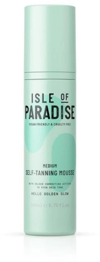 Isle of Paradise Self-Tanning Mousse Medium savaiminio įdegio putos, 200 ml