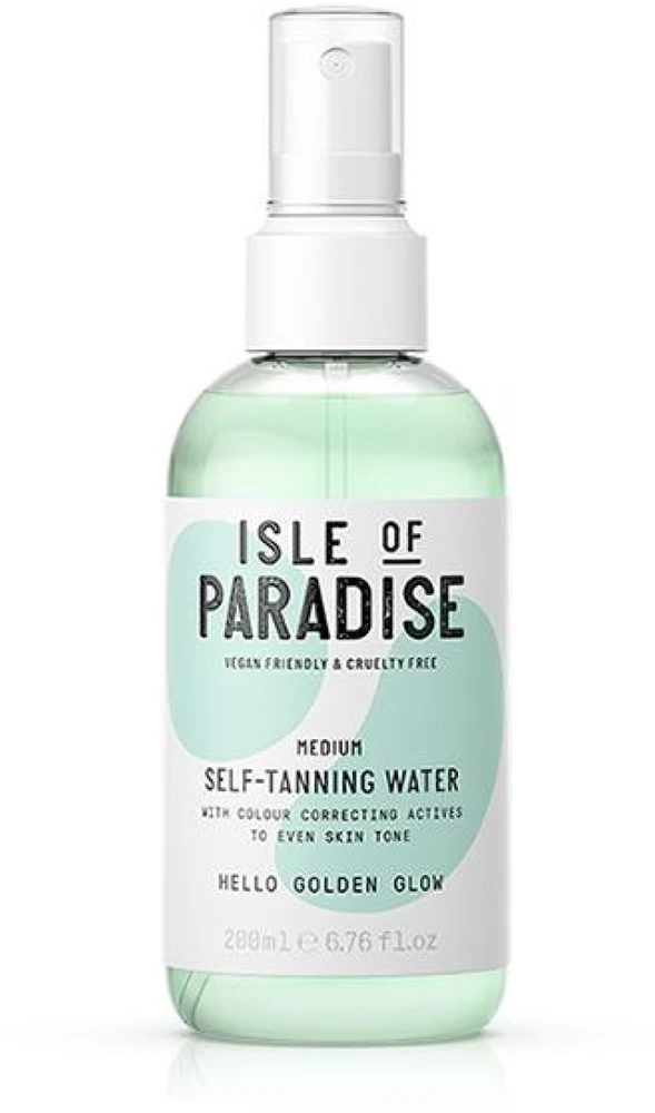 Isle of Paradise Self-Tanning Vanduo Medium savaiminio įdegio purškiamas vanduo, 200 ml