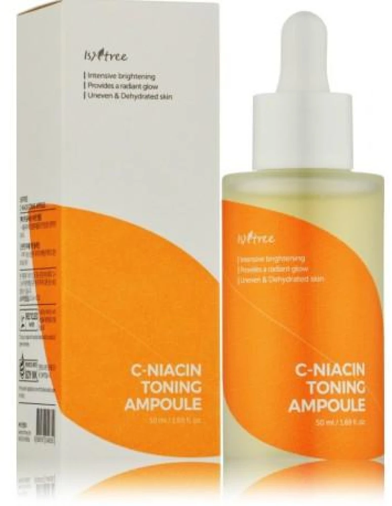 Isntree C-Niacin Toning Ampoule skaistinantis veido serumas, 50 ml