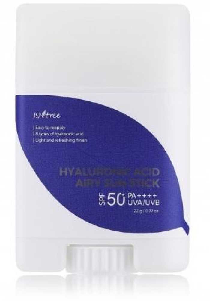 "Isntree Hyaluronic Acid Airy" apsauginis kremas nuo saulės lazdelėje (Sun Stick) SPF 50+ 22 g
