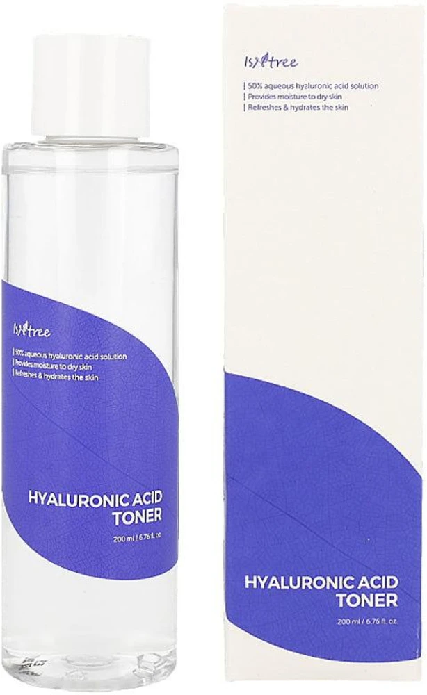 Isntree Hyaluronic Acid Toneris veido tonikas, 200 ml