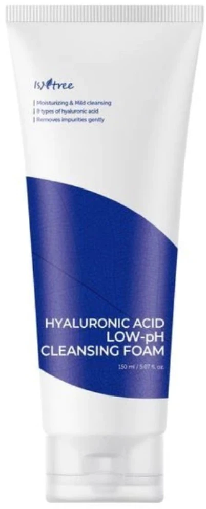 Isntree Hialurono rūgšties drėkinamosios valomosios putos (žemo pH valomosios putos) 150 ml