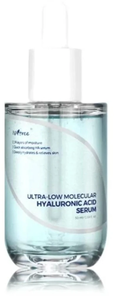 Isntree Ultra-Low Molecular Hyaluronic Acid Serum veido serumas, 50 ml