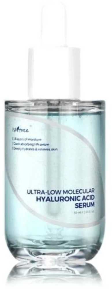 Isntree Ultra-Low Molecular Hyaluronic Acid Serum veido serumas, 50 ml