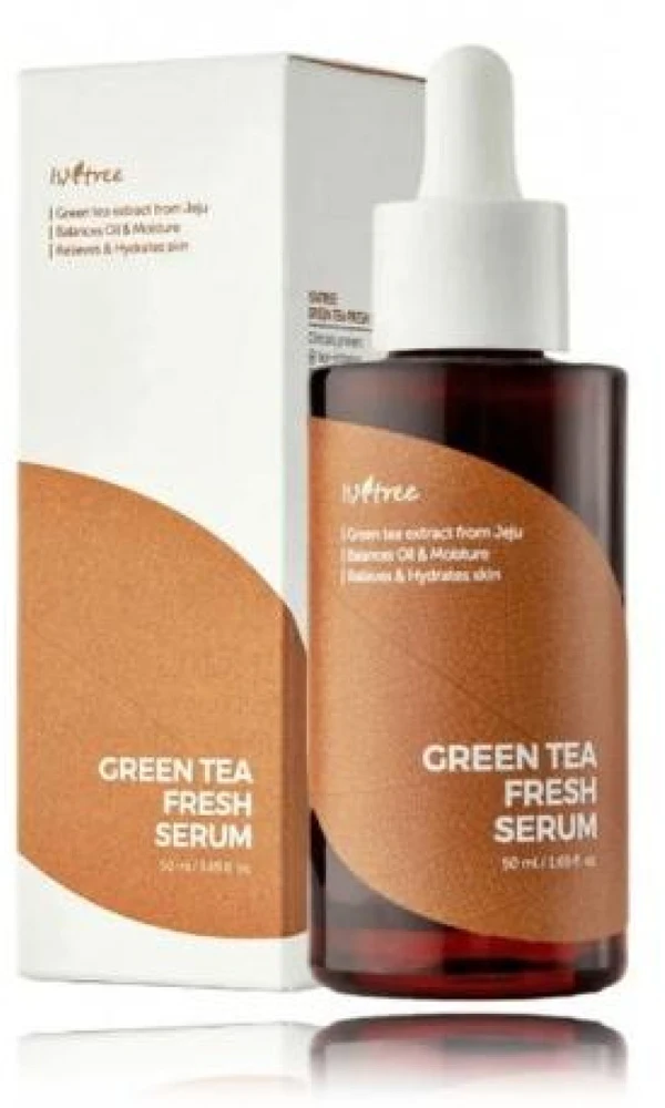 Isntree Žalias Tea Fresh Serum drėkinamasis veido serumas, 50 ml