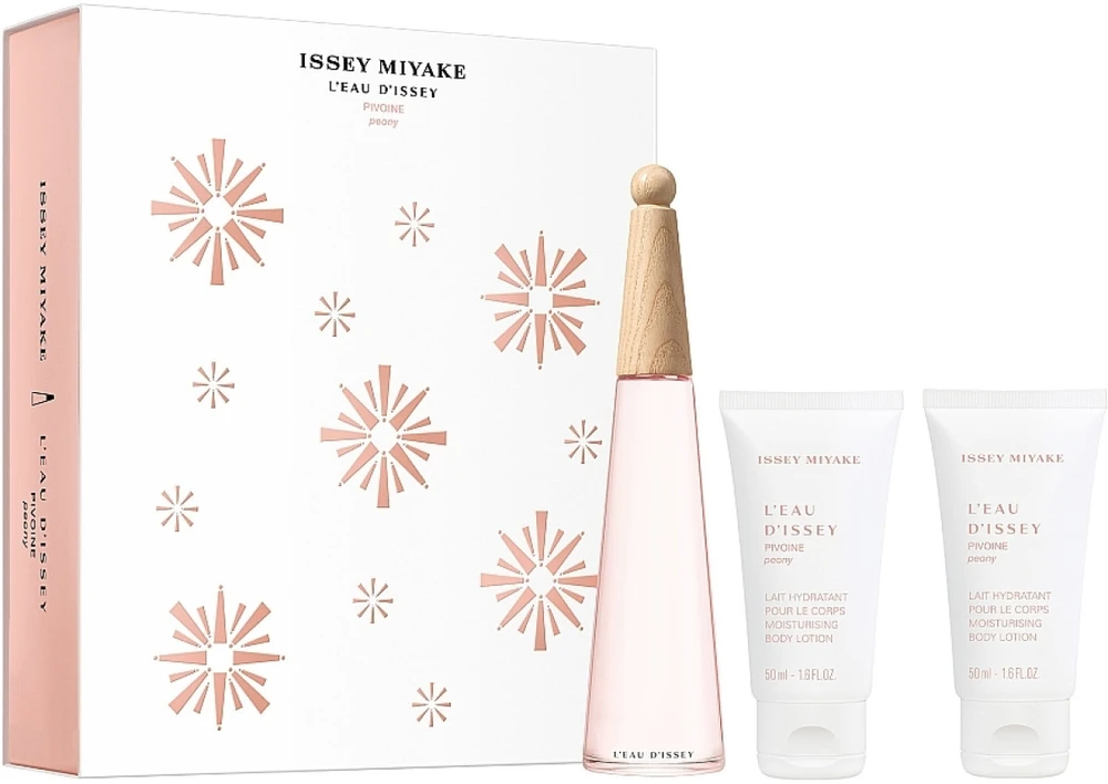 Issey Miyake L´Eau D´Issey Pivoine rinkinys moterims (EDT, 50 ml + kūno losjonas, 2 x 50 ml)