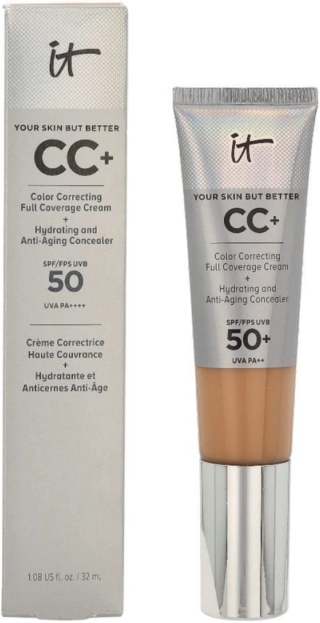 IT Cosmetics CC+ Color Corr. Visą padengimą suteikiantis kreminis SPF50, 32 ml