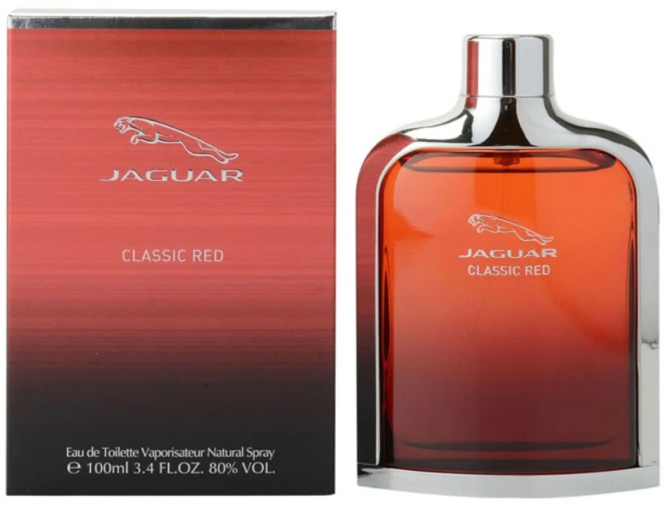 "Jaguar Classic Raudona" tualetinis vanduo 100ml