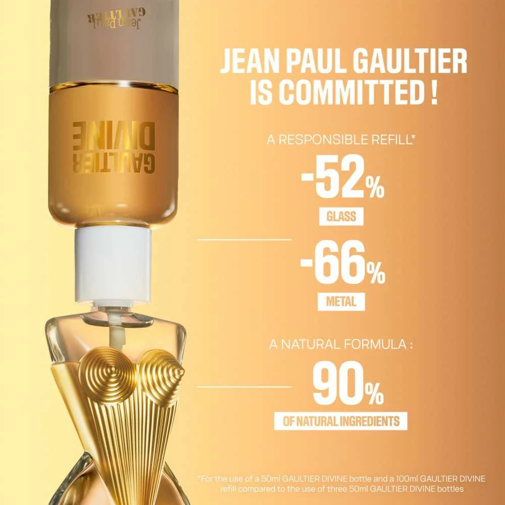 Jean Paul Gaultier Divine Refill EDP parfumuotas vanduo moterims, papildymas, 200 ml