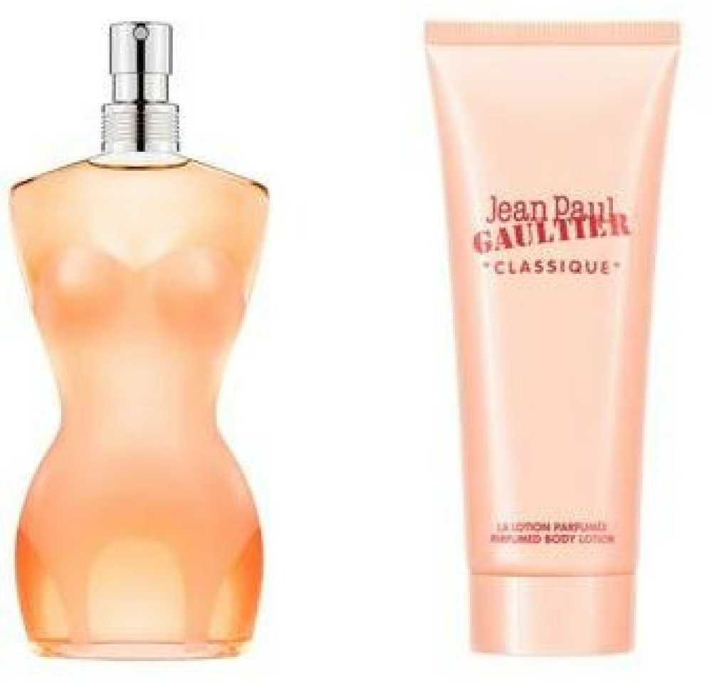 Jean Paul Gaultier Classique EDT rinkinys moterims (EDT, 50 ml + kūno losjonas, 75 ml)