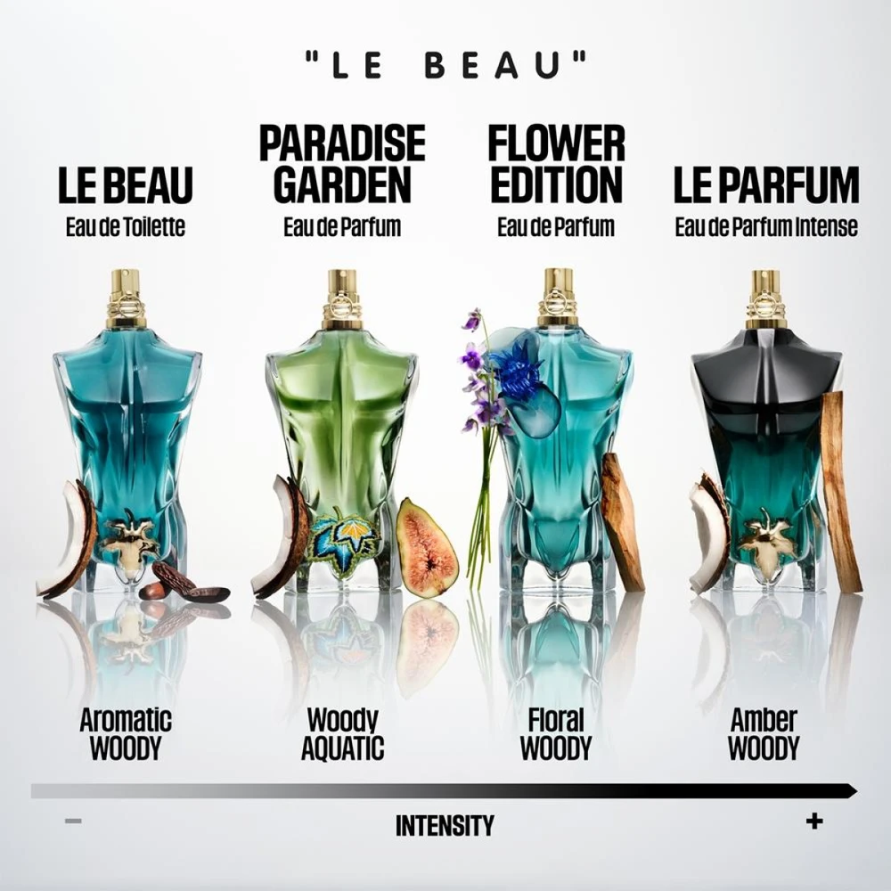 Jean Paul Gaultier Le Beau Flower Edition EDP parfumuotas vanduo vyrams, 125 ml