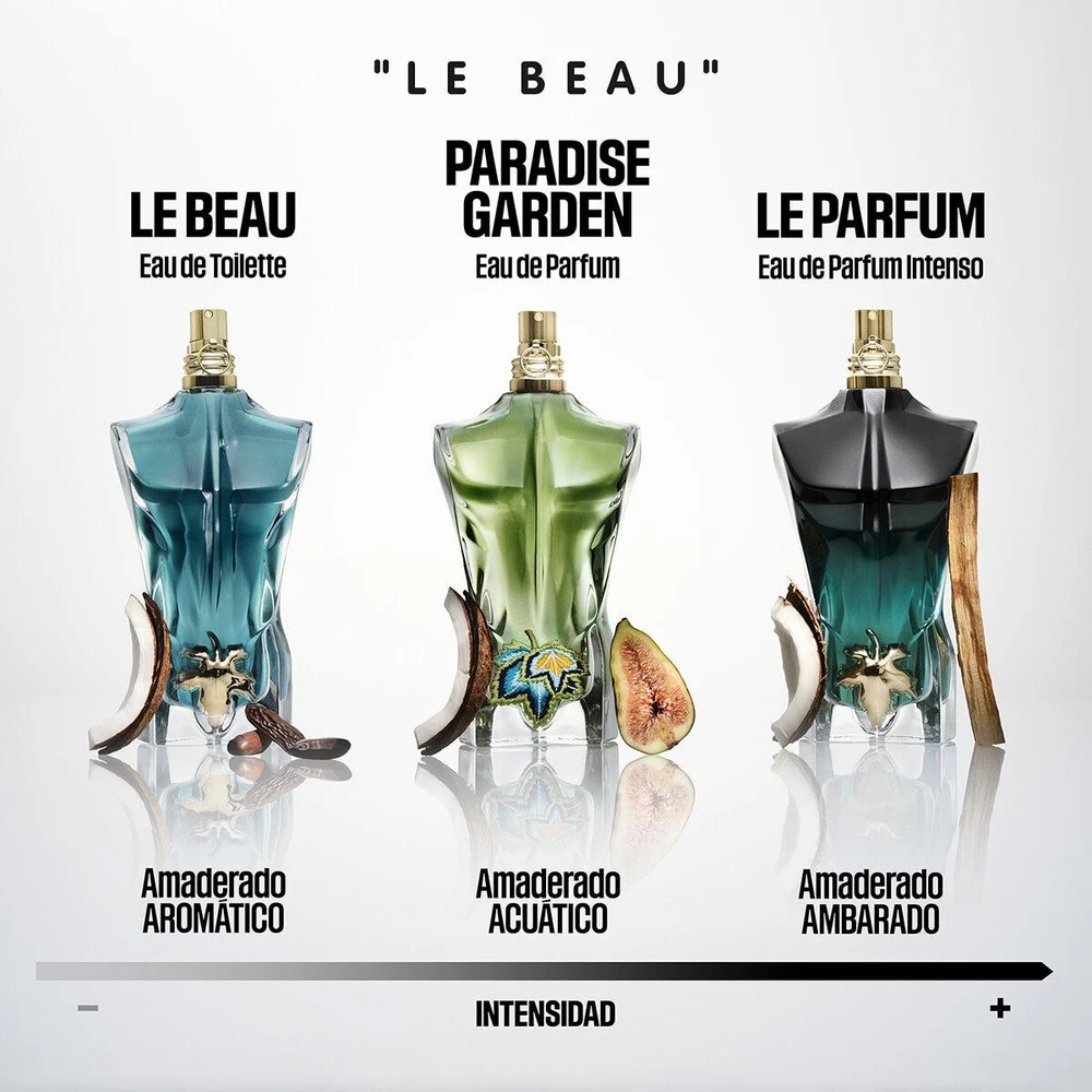 Jean Paul Gaultier Le Beau rinkinys vyrams (EDT, 125 ml + EDT, 10 ml)