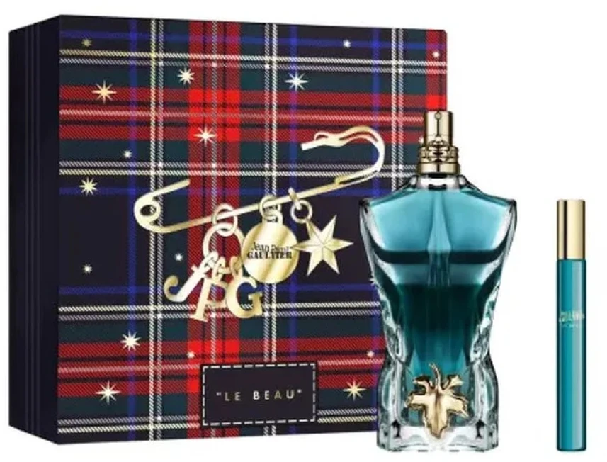 Jean Paul Gaultier Le Beau rinkinys vyrams (EDT, 125 ml + EDT, 10 ml)