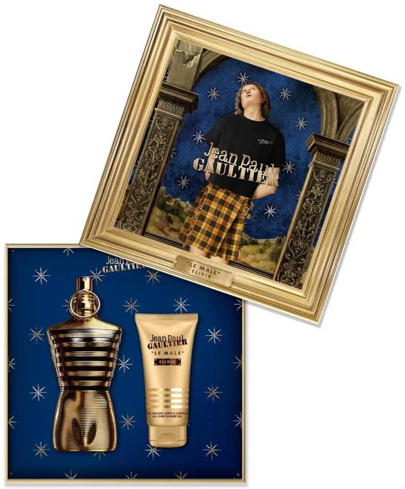 Jean Paul Gaultier Le Male Eliksyras rinkinys vyrams (PP kvepalai, 125 ml + dušo želė, 75 ml)