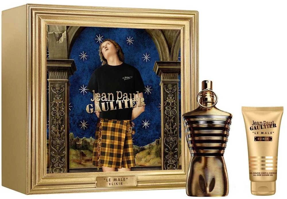 Jean Paul Gaultier Le Male Eliksyras rinkinys vyrams (PP kvepalai, 125 ml + dušo želė, 75 ml)