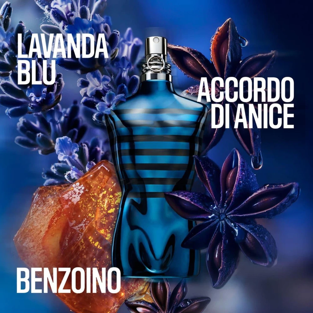 Jean Paul Gaultier Le Male in Mėlyna EDP parfumuotas vanduo vyrams, 75 ml