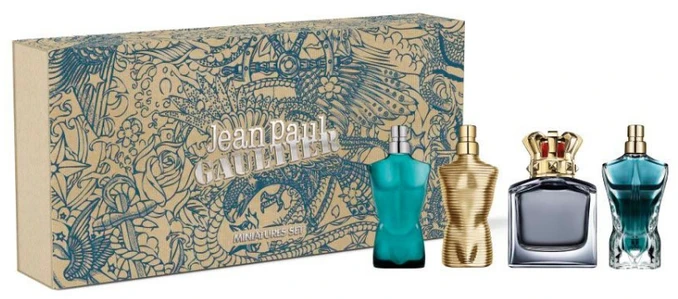 Jean Paul Gaultier Masculine Miniature Set miniatiūrinių kvepalų rinkinys vyrams, 4 x7 ml
