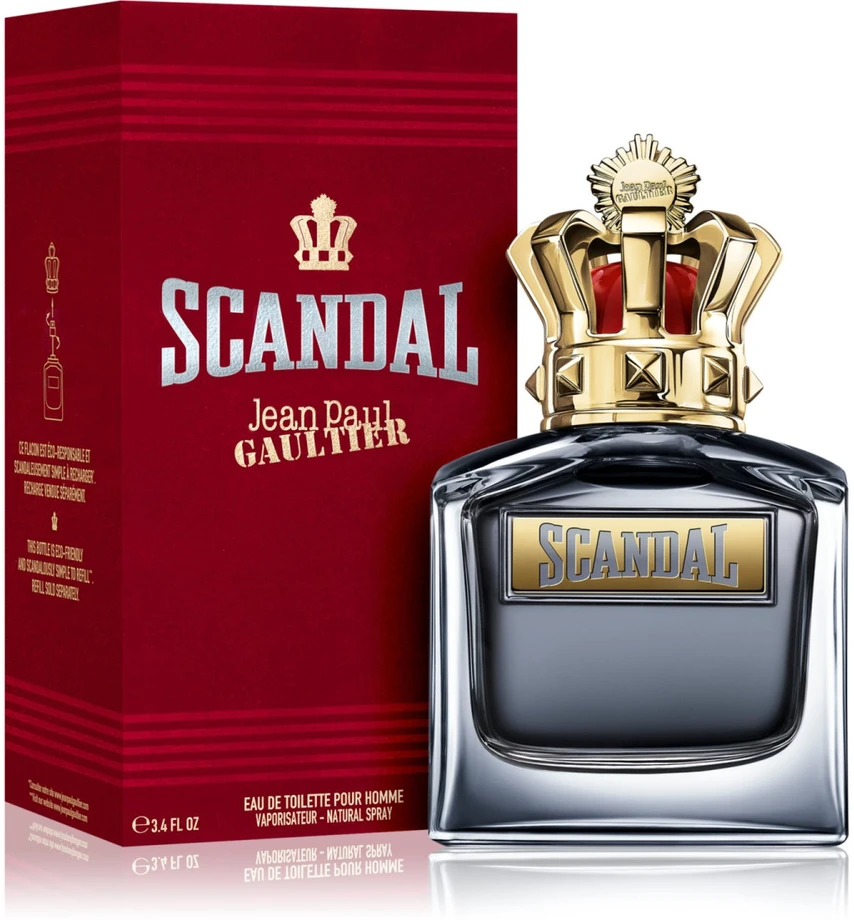Jean Paul Gaultier Scandal Pour Homme EDT tualetinio vandens užpildas, 100 ml