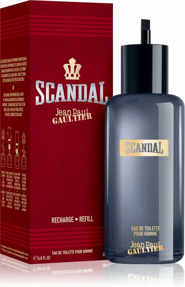 Jean Paul Gaultier Scandal Pour Homme EDT tualetinio vandens užpildas, 200 ml