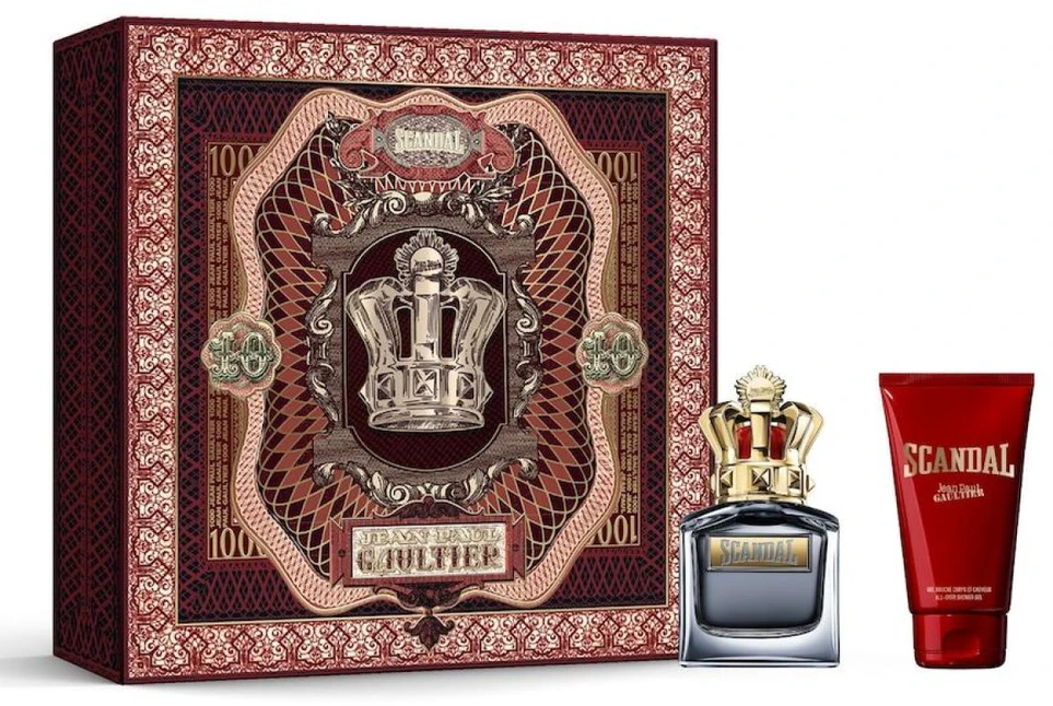 Jean Paul Gaultier Scandal Pour Homme rinkinys vyrams (EDT, 50 ml + dušo želė, 75 ml)