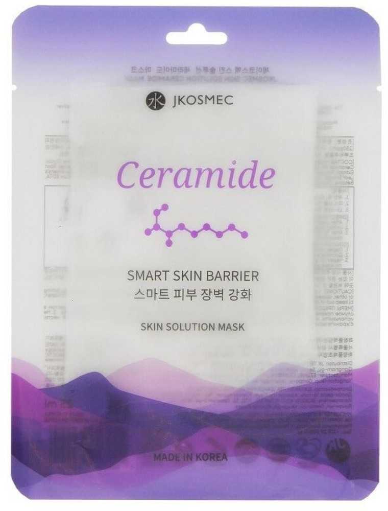 Jkosmec Ceramide Skin Solution Mask lakštinė veido kaukė su keramidais, 1 vnt.