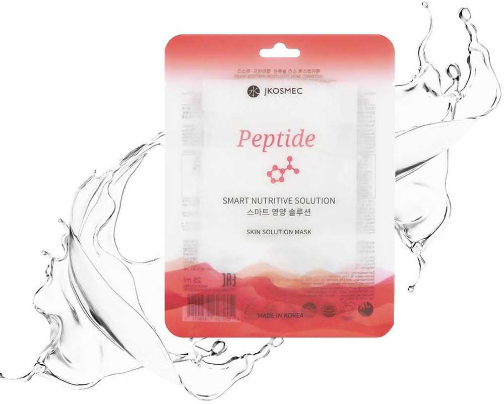 Jkosmec Peptide Skin Solution Mask lakštinė veido kaukė su peptidais, 1 vnt.