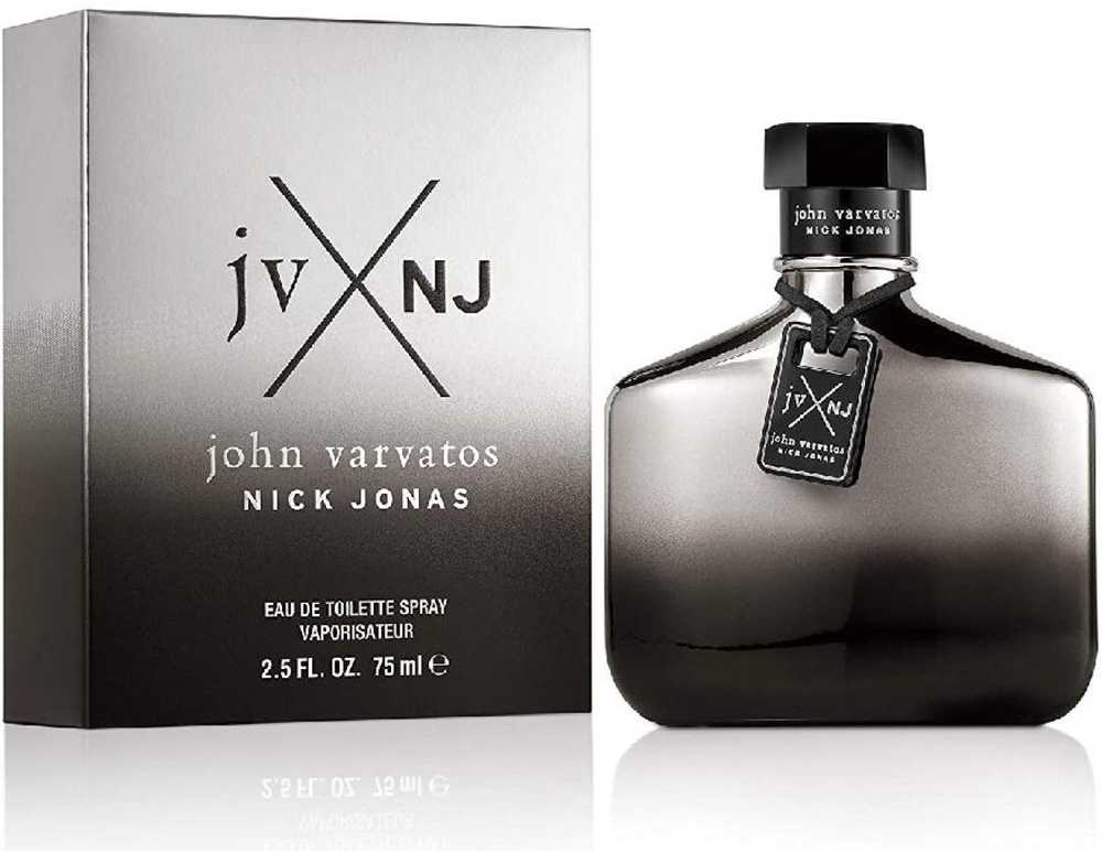 John Varvatos Nick Jonas Sidabrinis EDT tualetinis vanduo vyrams, 75 ml