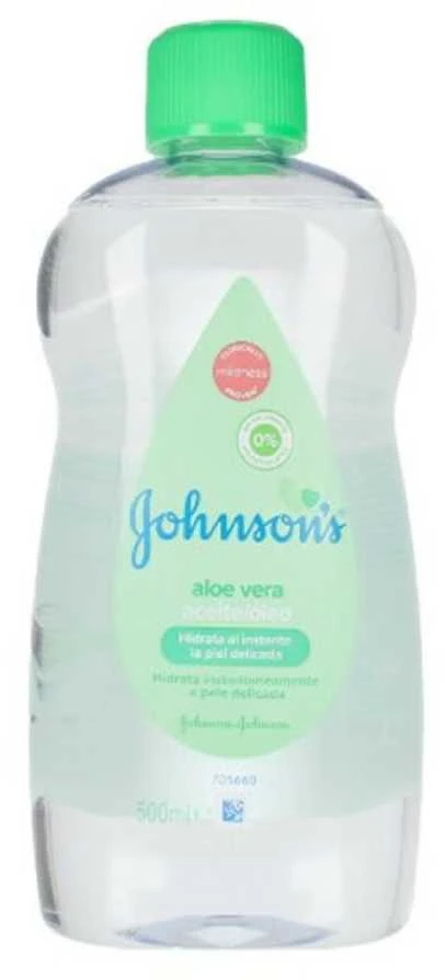 Johnson & Johnson Johnsons Baby Oil Aloe Vera kūdikių aliejus 500ml