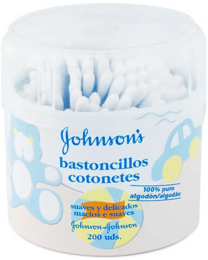 Johnson & Johnson "Johnsons" ausų krapštukų dėžutė 200 vienetų