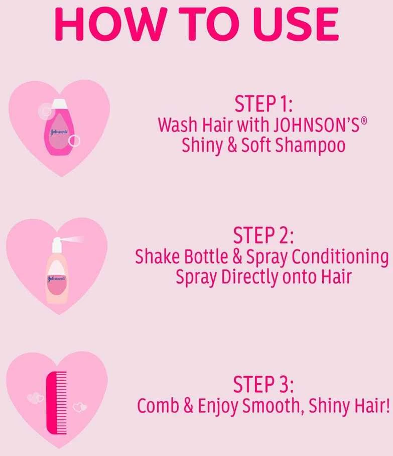 Johnson & Johnson Johnsons Šampūnas Shiny & Soft For Children šampūnas vaikams, 500 ml
