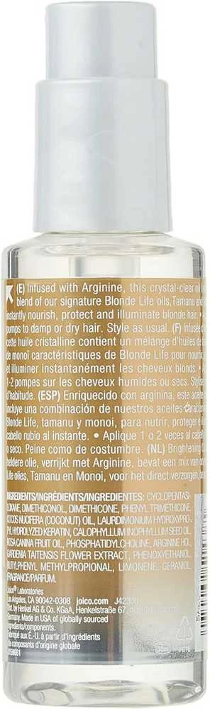 Joico Skirtas šviesiems plaukams Life Brightening oil, 100 ml