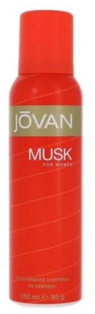 Jovan Musk Dezodorantas Purškiklis For Women, 150 ml