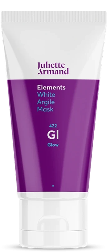 Juliette Armand Elements Baltas Argile Mask valanti veido kaukė su baltuoju moliu, 50 ml