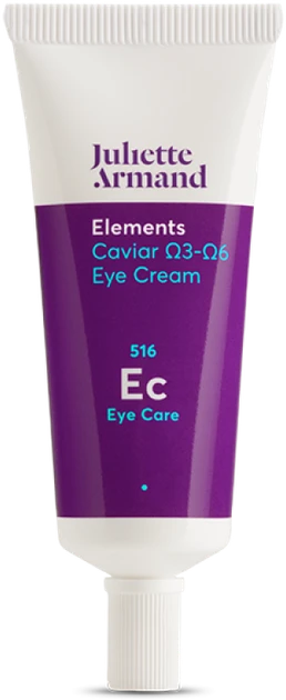Juliette Armand Elements Caviar Ω3-Ω6 Paakių kremas paakių kremas su juodaisiais ikrais, 20 ml