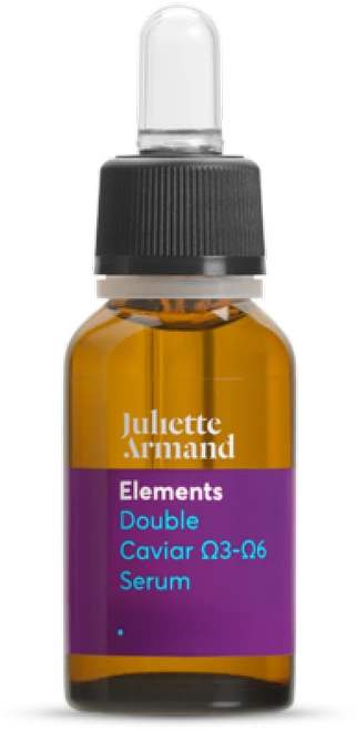 Juliette Armand Elements Double Caviar Ω3-Ω6 Serum veido serumas su juodaisiais ikrais, 20 ml